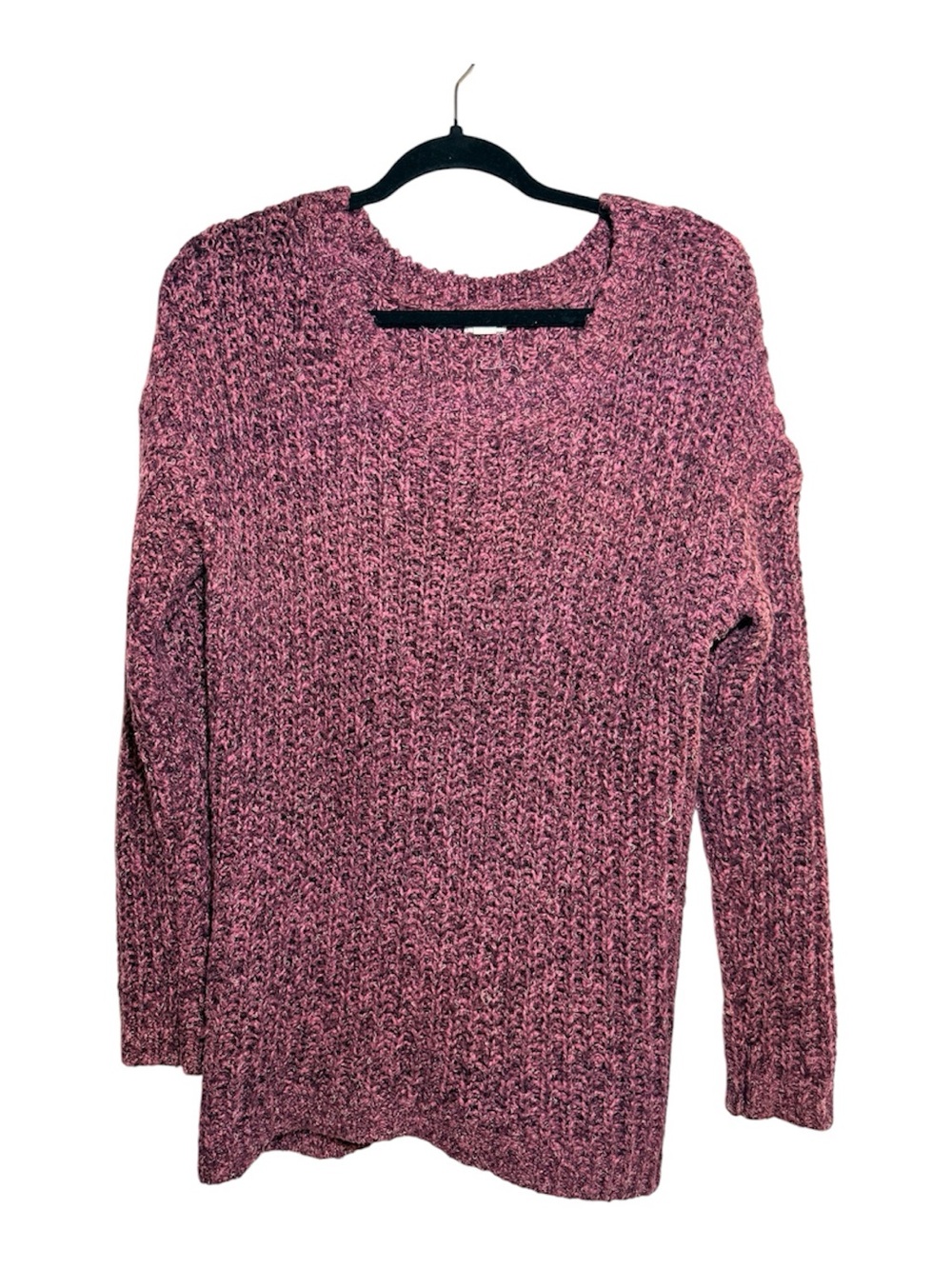 Garage Marled Pink Crewneck Sweater